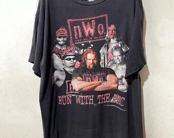 nWo RUN WITH THE PAC Tシャツ 1998年製 Vintage Rare 98 WCW / NWO Run With the Pac XL Shirt - Sting