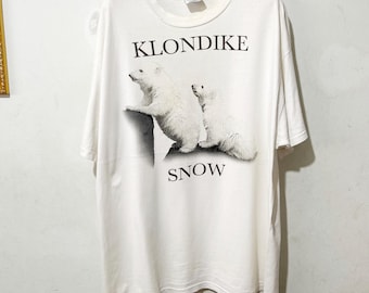Vintage 90s Polar Bear T-Shirt Size XL