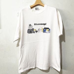 Vintage 90s Ice Cream T-Shirt Cow Animal Dairy Graphic Tee Size L