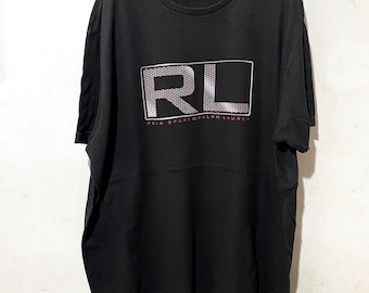 Vintage 90's Ralph Lauren Polo Sport Red T Shirt Size L - Etsy