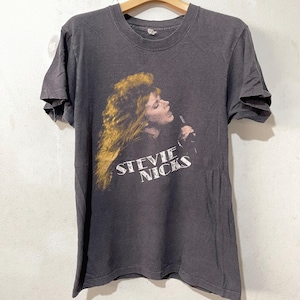 Vintage 1986 Stevie Nicks T-Shirt Enchanted Tour Concert Band Graphic Tee Size S