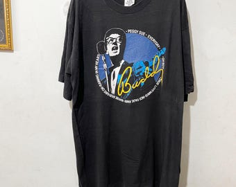The Buddy Holly Story Tee 90s サイズXL 90年代 90s アメリカ製 バディ・ホリー ブラック 黒 ムービー