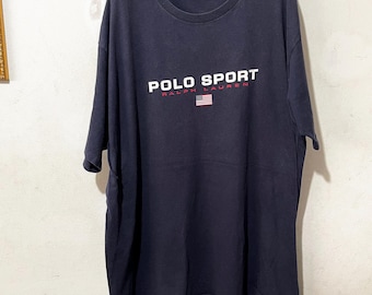 Vintage 90's Ralph Lauren Polo Sport Red T Shirt Size L - Etsy