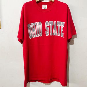 Vintage 90s Ohio State Shirt Size L Vintage Ohio State Buckeyes Tee, Vintage Ohio Tee