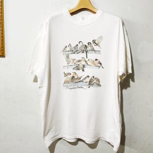 Vintage 90s Bird Shirt Size XL Vintage Animal Shirt, Vintage Nature Tee, Bird Lover Shirt