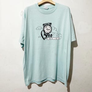 Camiseta vintage de los años 90 "Viviendo en Lexington Brea Time Tea" talla XL