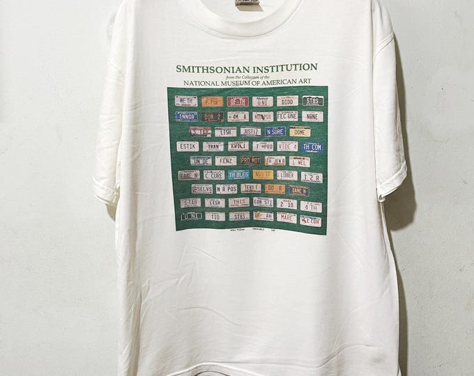 Vintage 1987 Smithsonian Institution T-Shirt Size L-XL