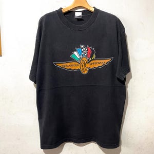 Vintage 2000 Indianapolis Motor Speedway T-Shirt Motorsport Racing Graphic Tee Size L