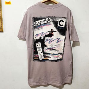 Vintage 90s Catchit Surf Shirt Size M Vintage Surf Tee, Vintage Surf Style Tee, Vintage Waves Tee