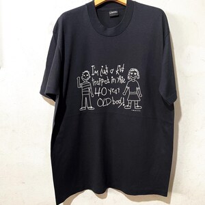 Camiseta vintage de los años 80 con la frase "Soy solo un niño atrapado en un cuerpo de 40 años", talla XL