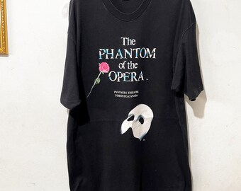 Vintage 90s the Phantom of the Opera T-shirt Mens Medium Toronto