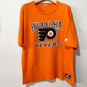 Vintage 90s Philadelphia Flyers T-Shirt NHL Ice Hockey Team Graphic Tee Size L