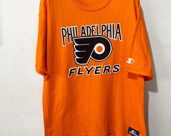 ヴィンテージNHL フィラデルフィア フライヤーズ チームロゴ マスコット ヴィンテージ フィラデルフィア フライヤーズ 1980年代 90年代 NHL T