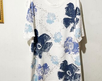Vintage 90s Flower Garden T-Shirt Size XL