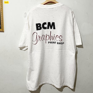 Vintage 90s BCM Graphics T-Shirt Gray Art Graphic Tee Size XL