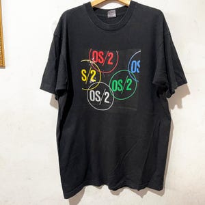 Vintage 90s OS/2 Operating Systems Shirt Size L Vintage IBM Shirt, Vintage Computer Shirt, Vintage Tech Shirt