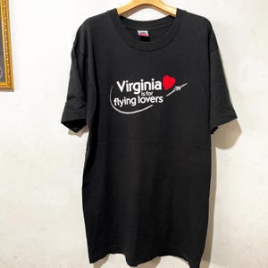 Vintage 90s Virginia T-Shirt “Virginia Is for Lovers” Souvenir Slogan Graphic Tee Size L