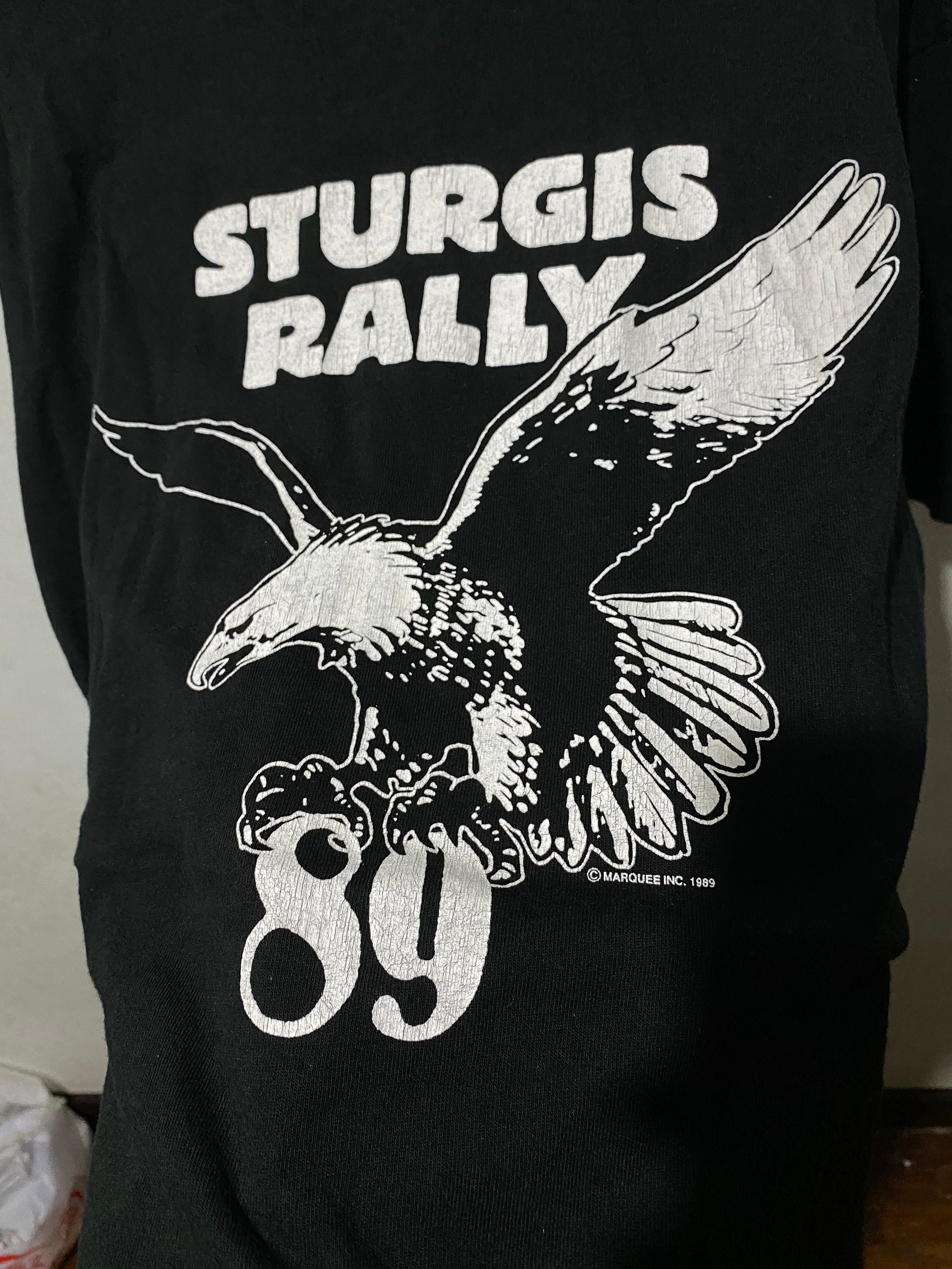 Vintage 1989 Sturgis Motorcycle Rally T-shirt Size L - Etsy