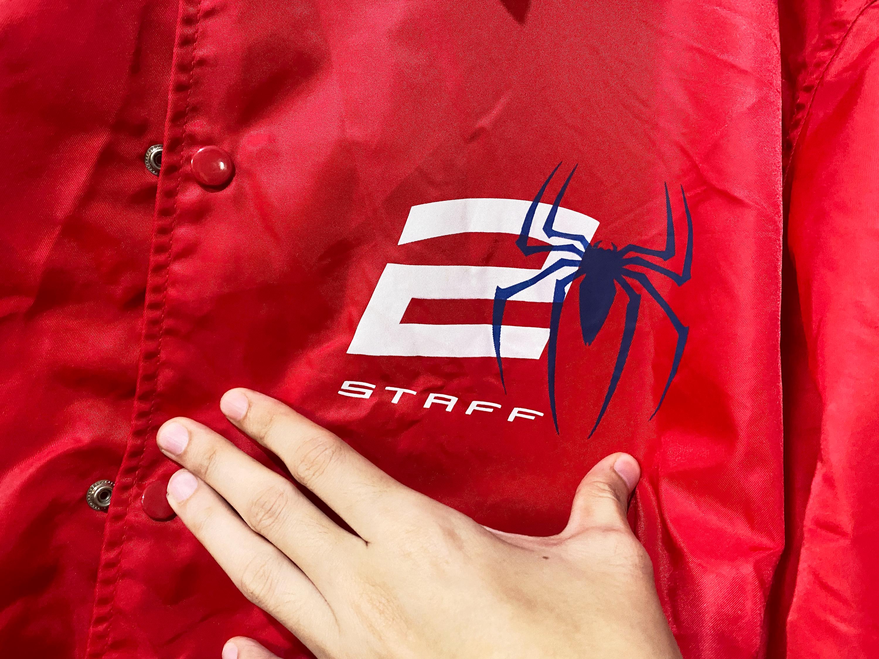 Vintage 2004 Spider-man 2 Staff Jacket Movie Promo Windbreaker