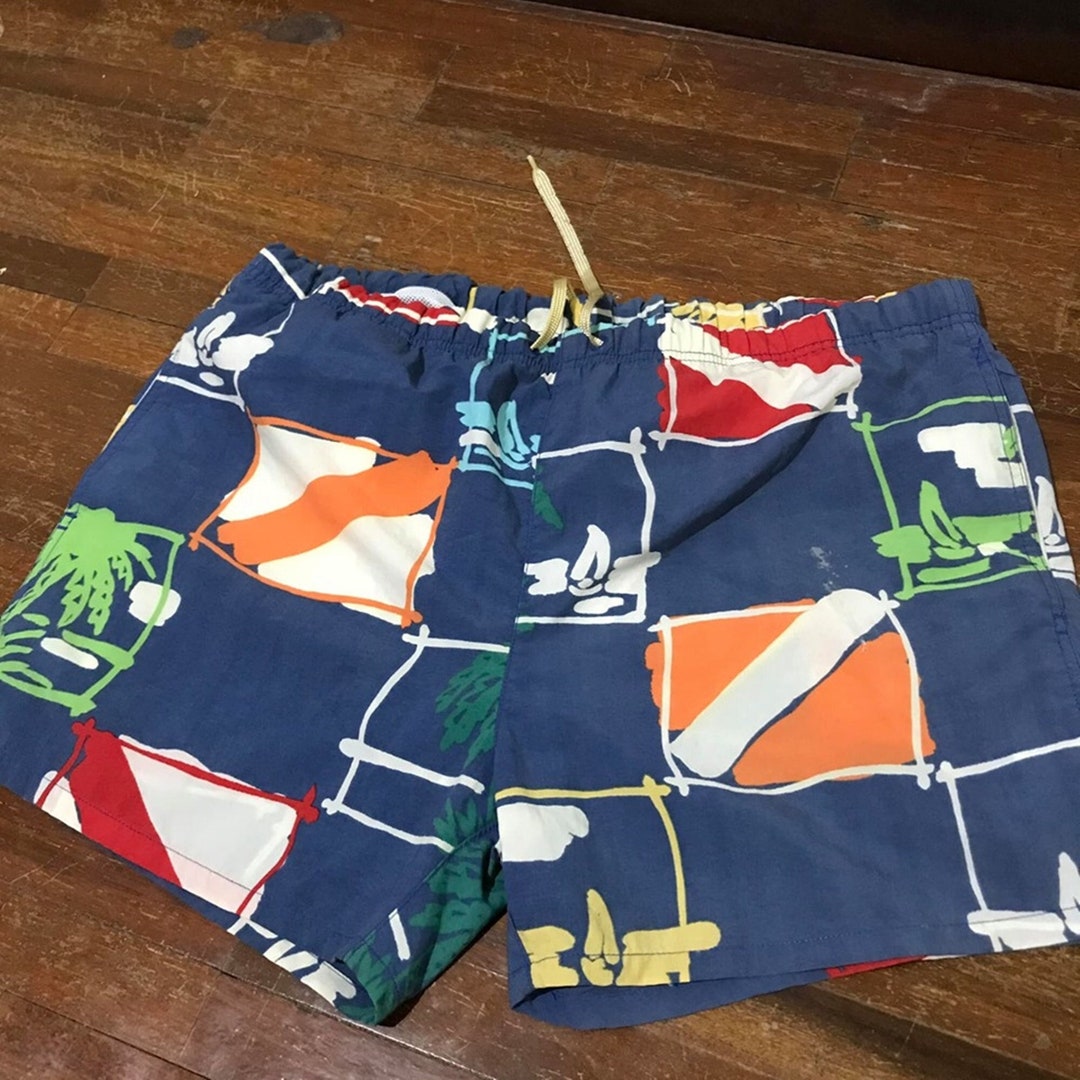 Vintage Nautica Surf Shorts - Etsy