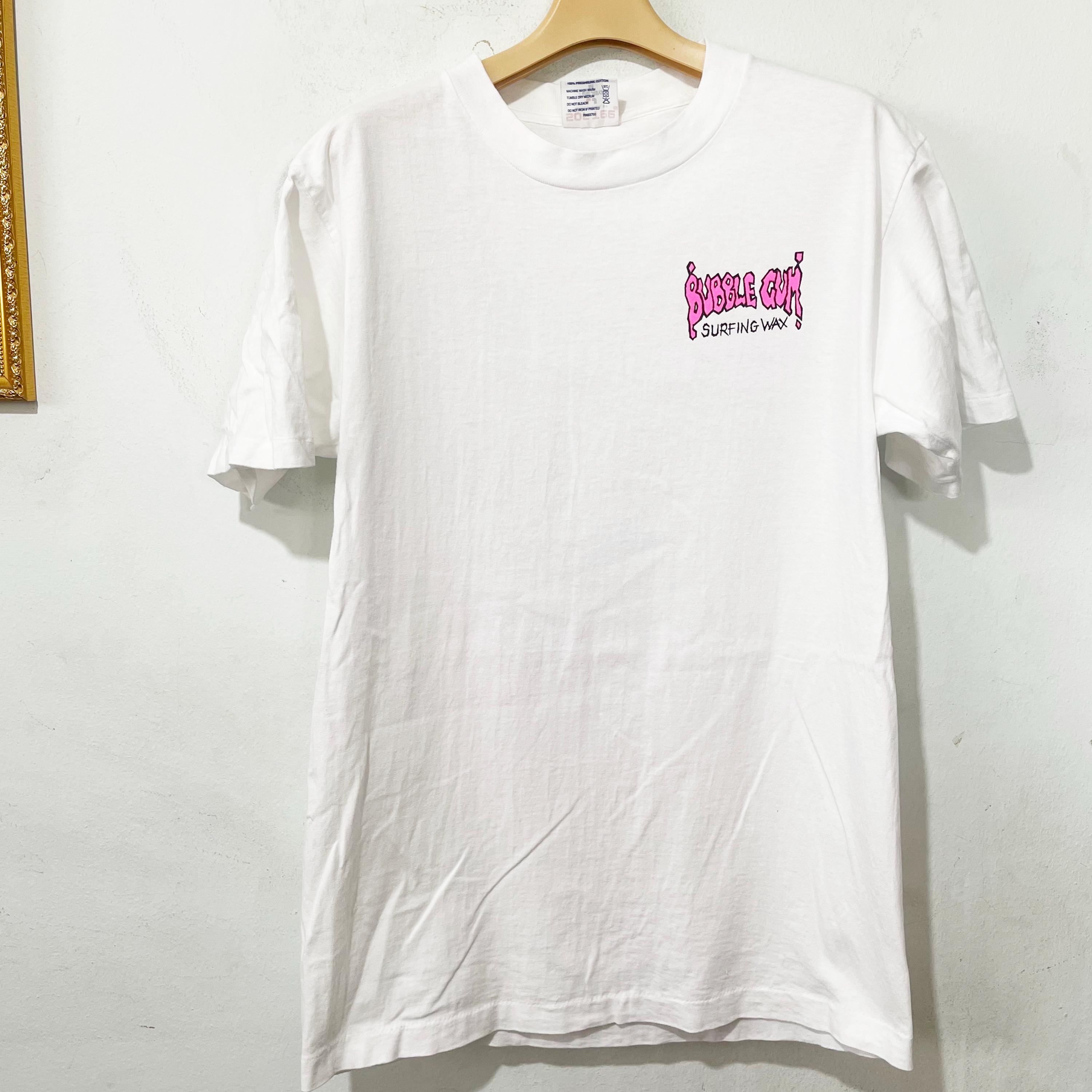 Vintage 90s Bubble Gum Surf Wax T-shirt Size M - Etsy Israel