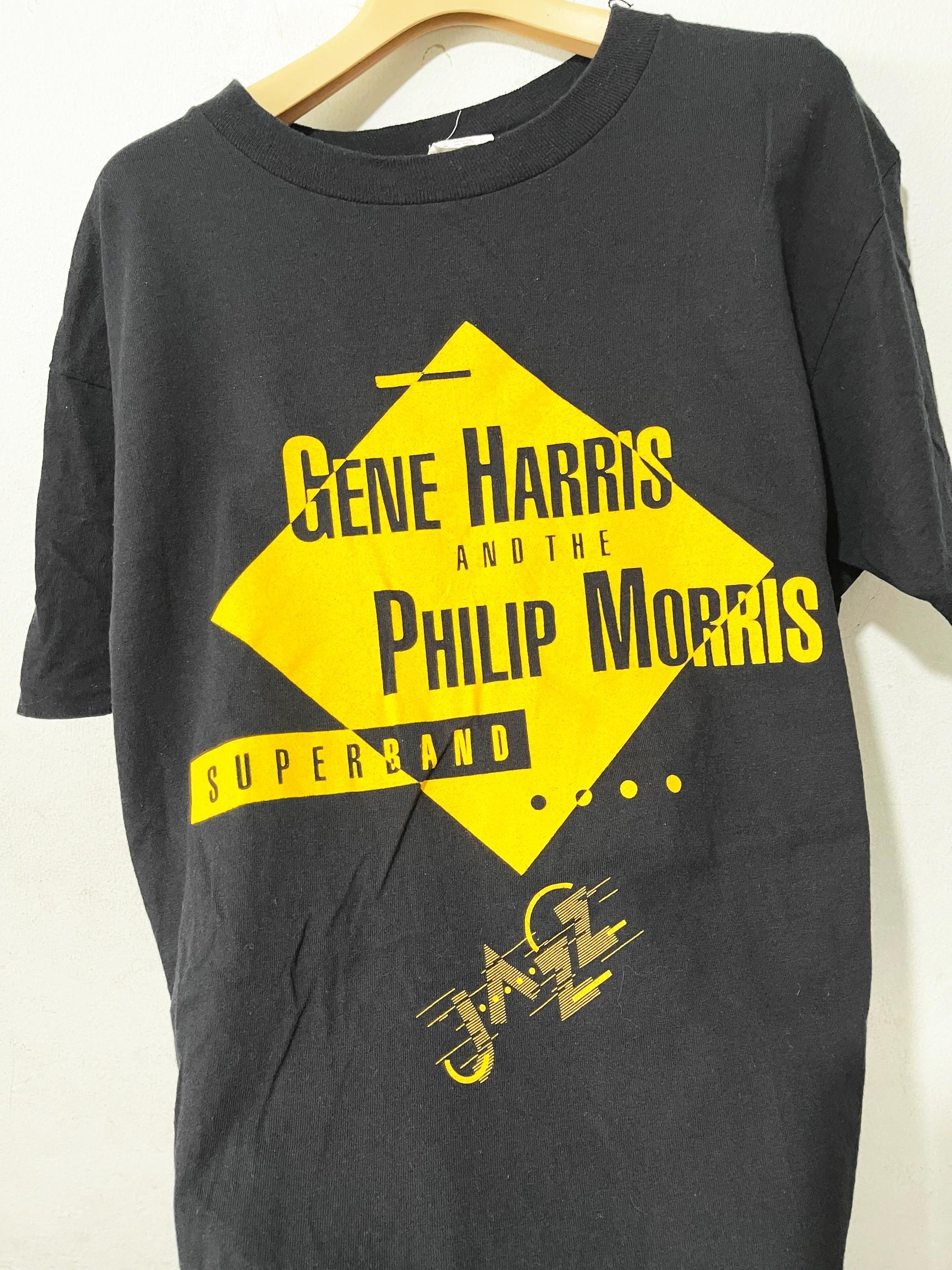 SCREEN STARS 90s Tシャツ Philip Morris XL Vintage 80s Philip Morris Superband Jazz T-shirt Size L - Etsy Israel