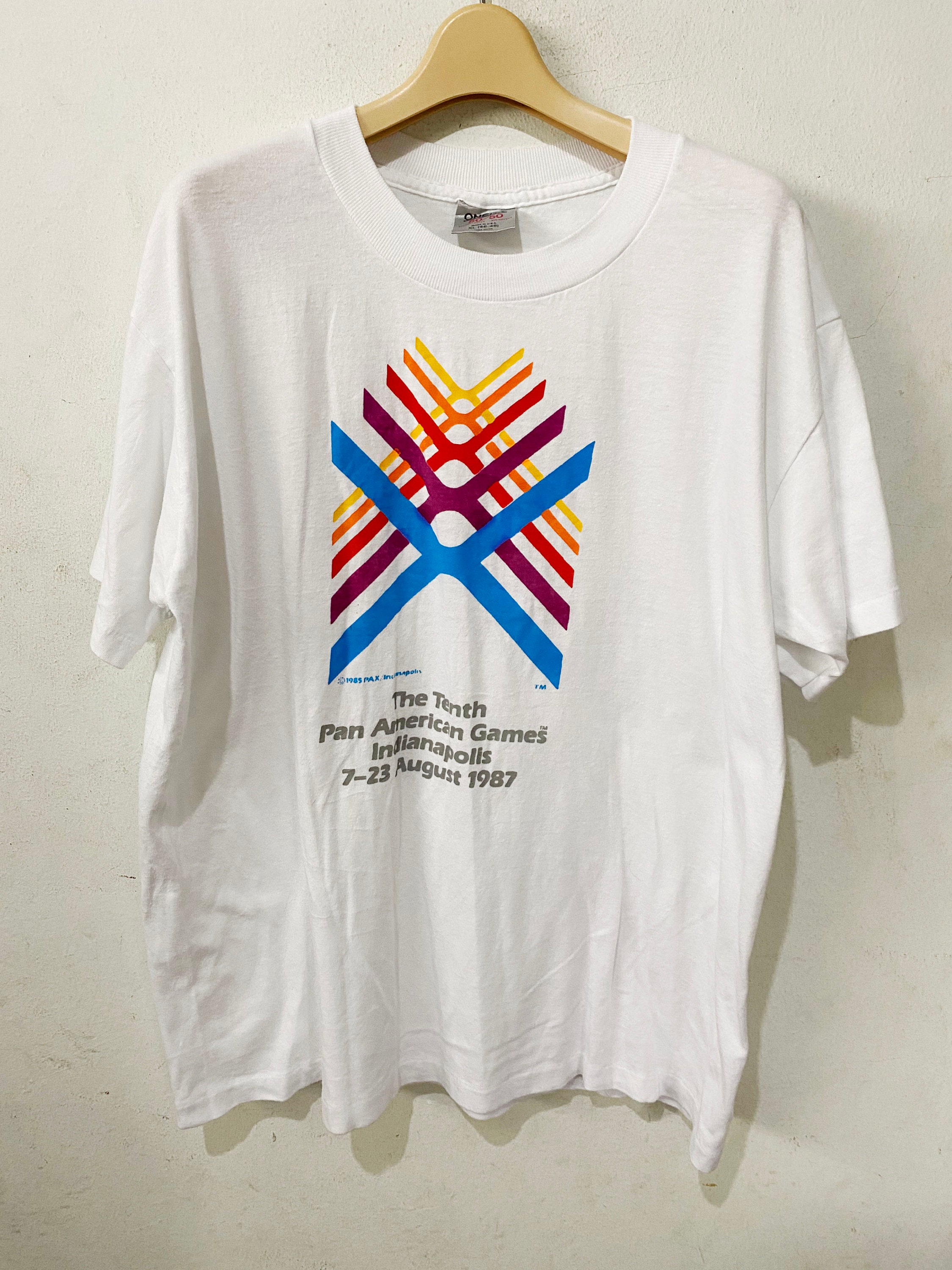 Vintage 80s The Tenth Pan American Games Shirt Size XL Free | Etsy