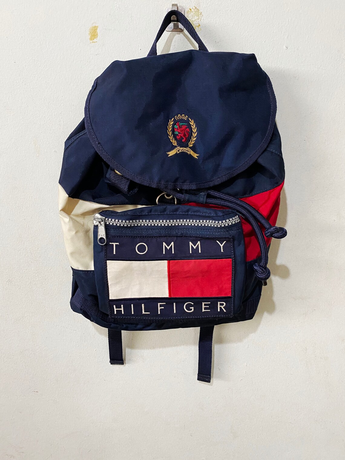 Vintage Tommy Hilfiger Backpack Free Shipping Etsy