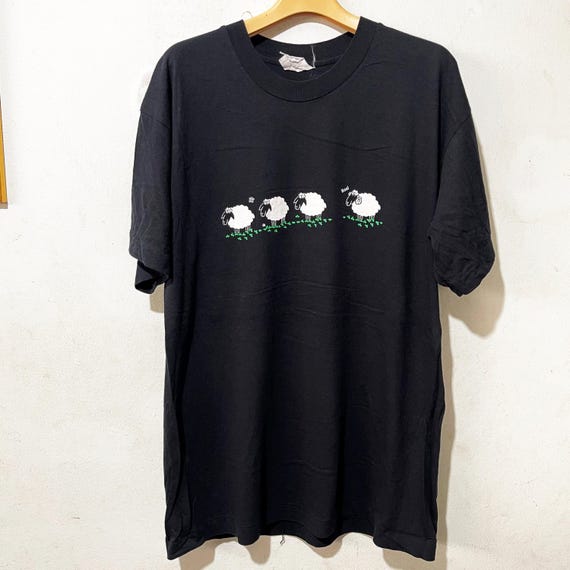 Vintage 90s New Zealand Sheep T-shirt Size L - Etsy