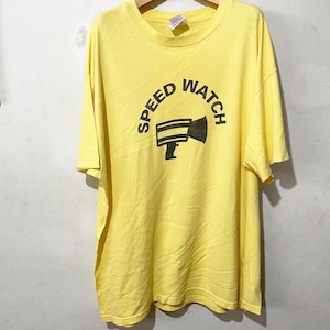 Vintage 90s Speedwatch Shirt Size XL Vintage Speed Limit Tee, Vintage Traffic Signs Tee
