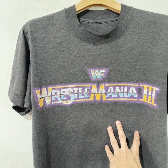 ヴィンテージ 1987 レッスルマニア III WWF Tシャツ サイズ S - Etsy 日本