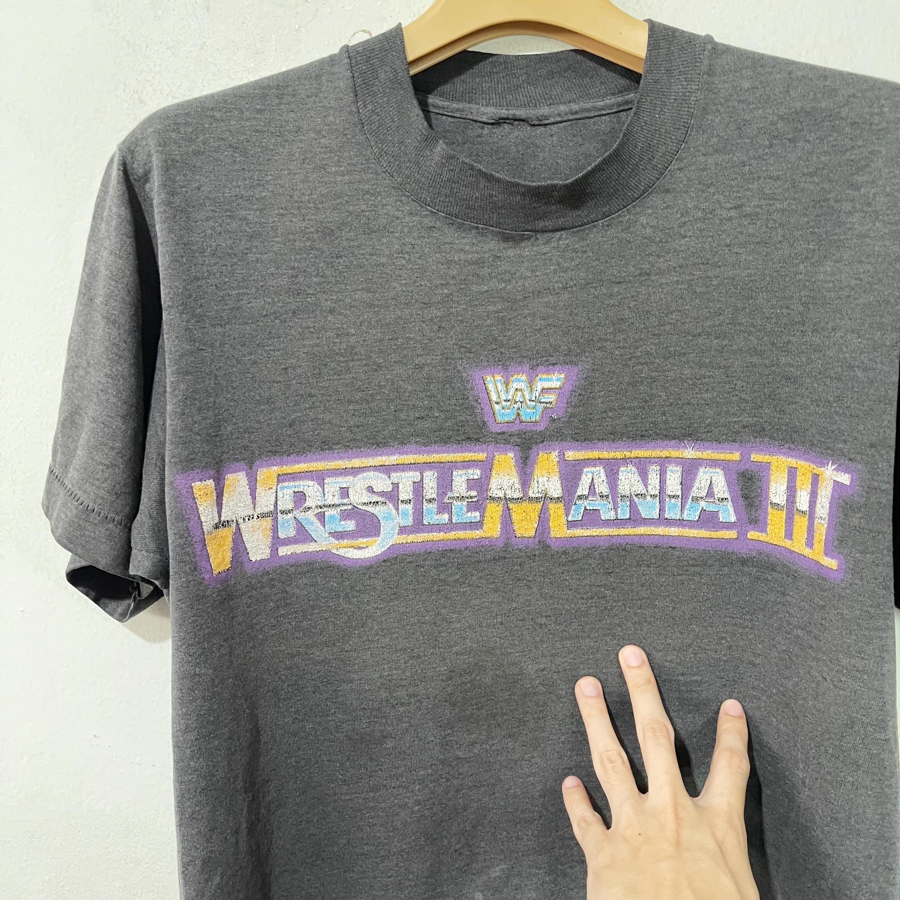 ヴィンテージ 1987 レッスルマニア III WWF Tシャツ サイズ S - Etsy 日本