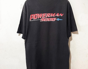 レア 90s パワーマン5000 powerman 5000 Tシャツ XL 黒 Vintage Powerman 5000 Rockets & Robots Tour T-shirt Size L - Etsy