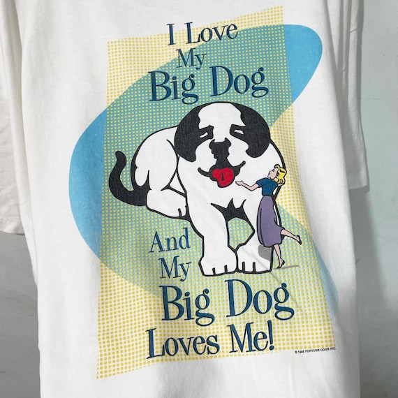 Vintage 1995 Gotcha I Love My Big Dog T-shirt Size XL - Etsy