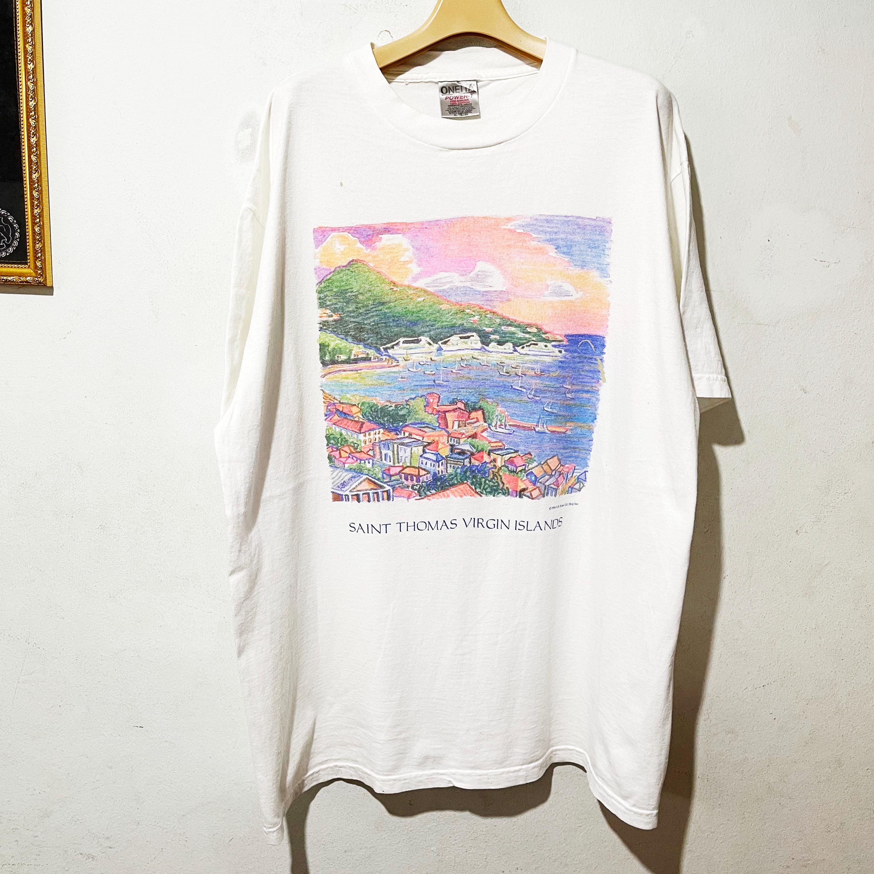 Vintage 90s Saint Thomas T-shirt Size XL - Etsy