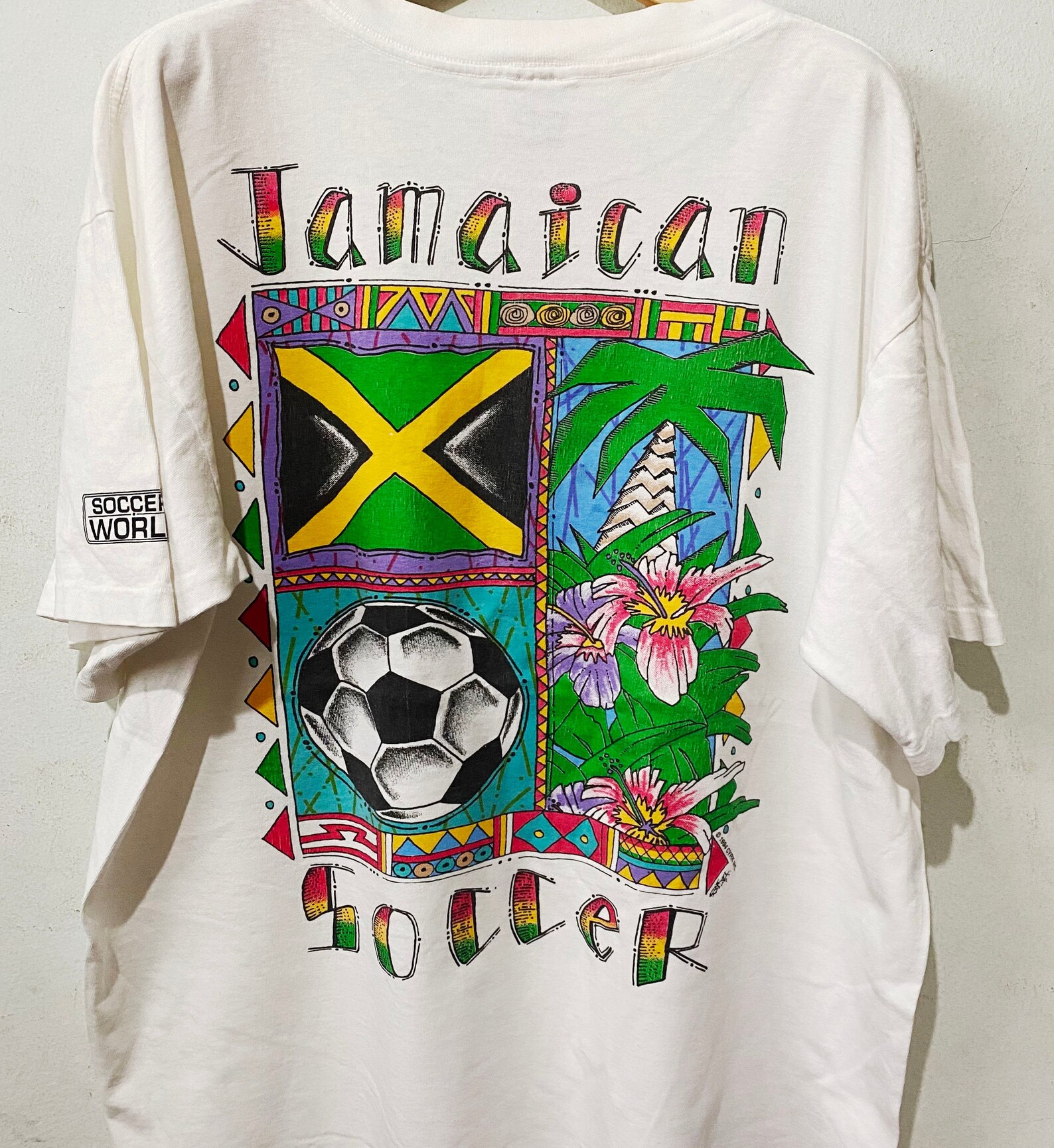 Vintage Jamaica National Football Team Shirt Size XL Free | Etsy
