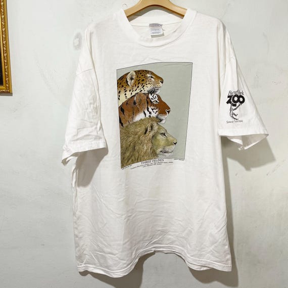 Vintage 1991 Diana Dee Tyler Three Felines T-shirt Size XL - Etsy