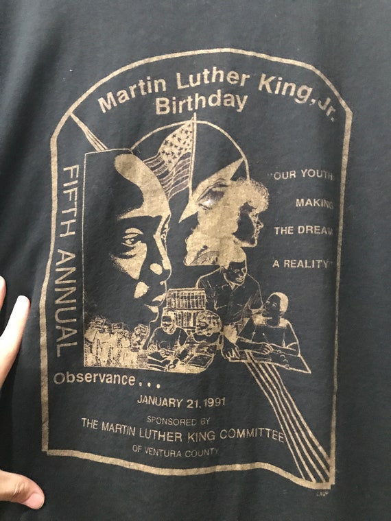 Vintage 90s Martin Luther King Jr Shirt Size L Vintage 