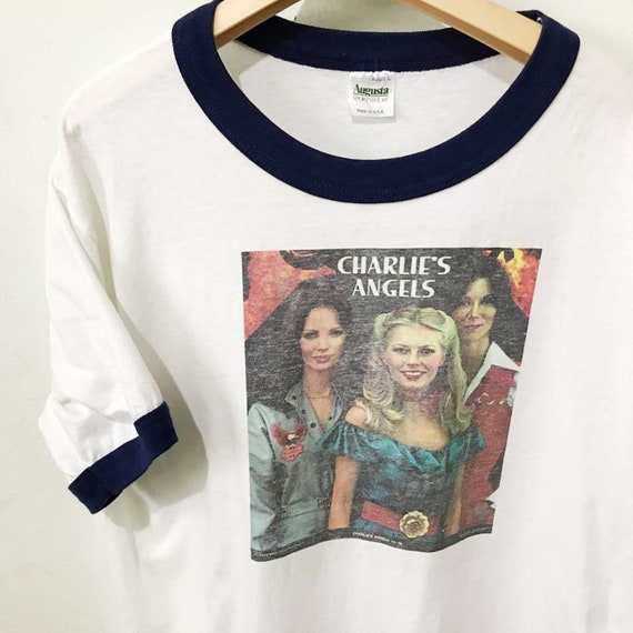 charlie's angels t shirt vintage