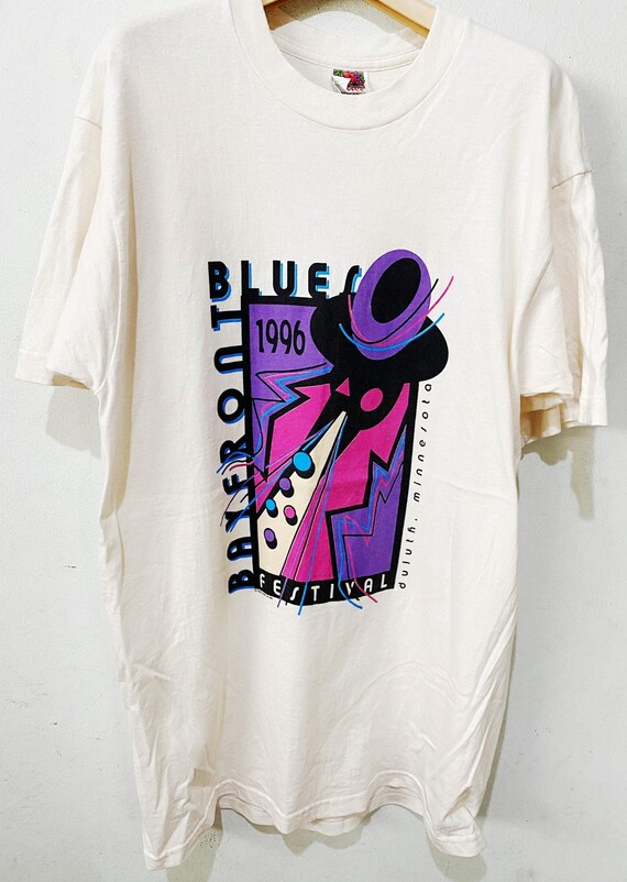 Vintage 1996 Bayfront Blues Festival Shirt Size L Vintage Music 