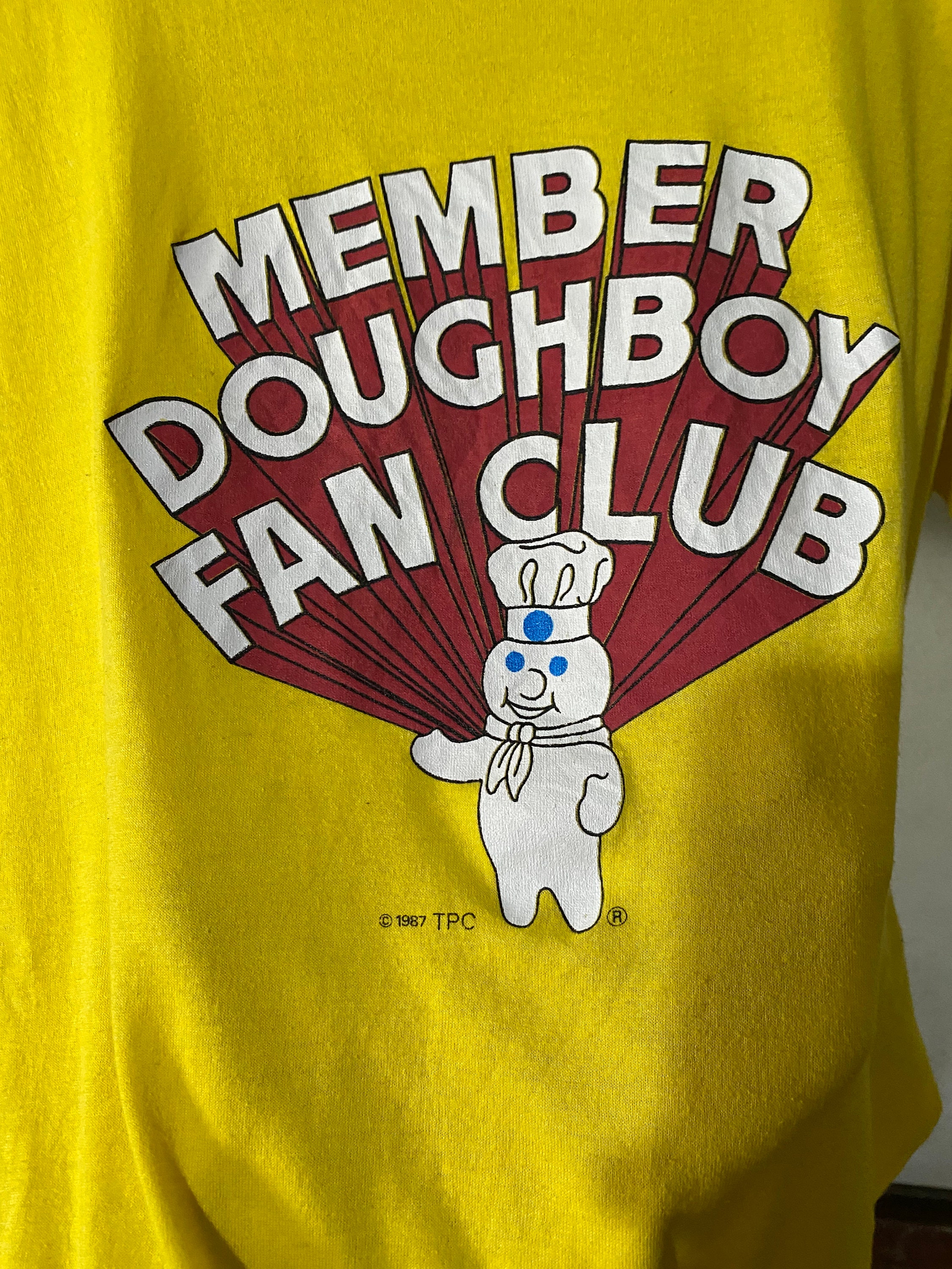 Vintage 1987 Pillsbury Doughboy Fan Club T-shirt Size L - Etsy
