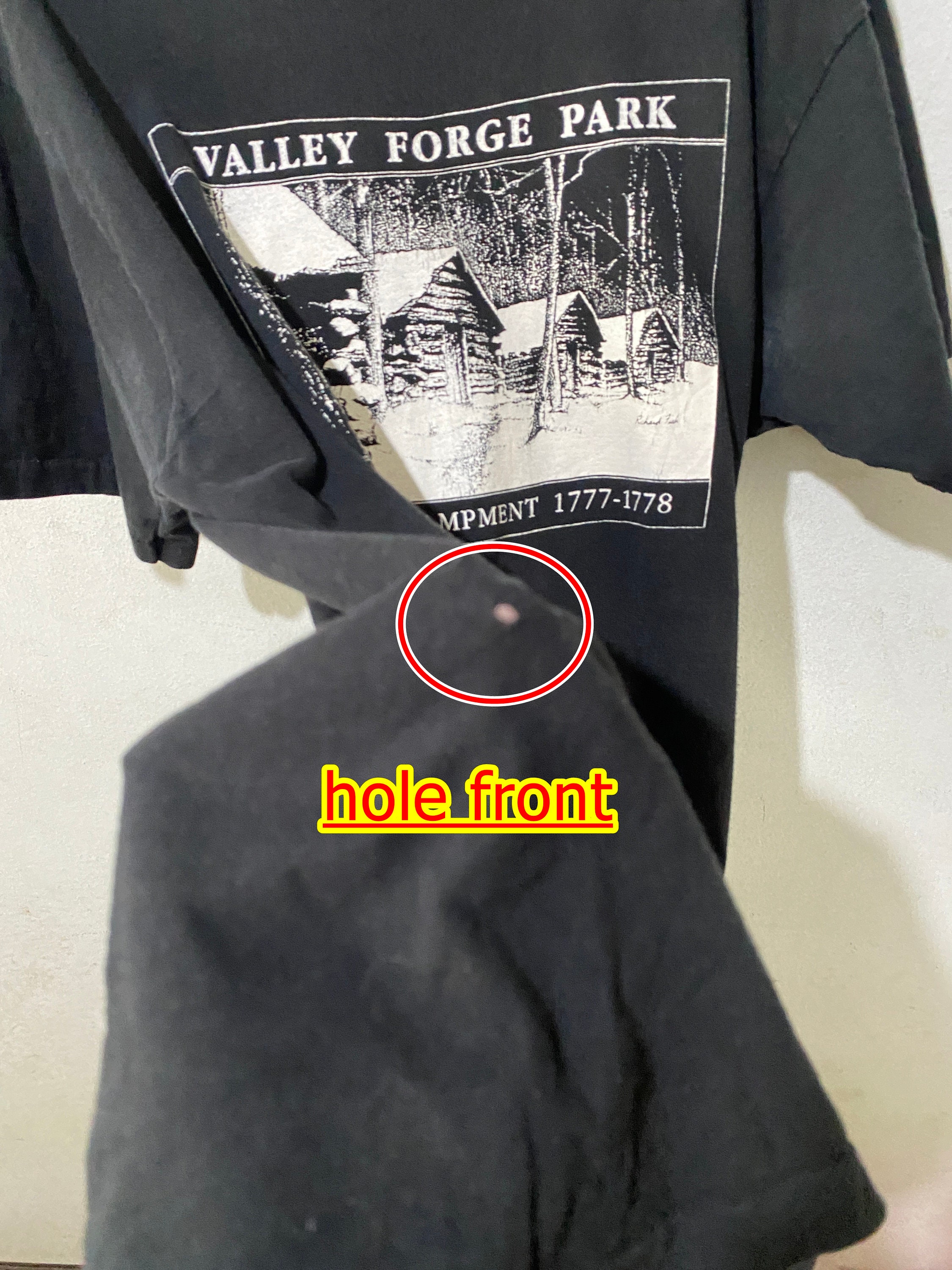 Vintage 90s Valley Forge T-shirt Size L - Etsy