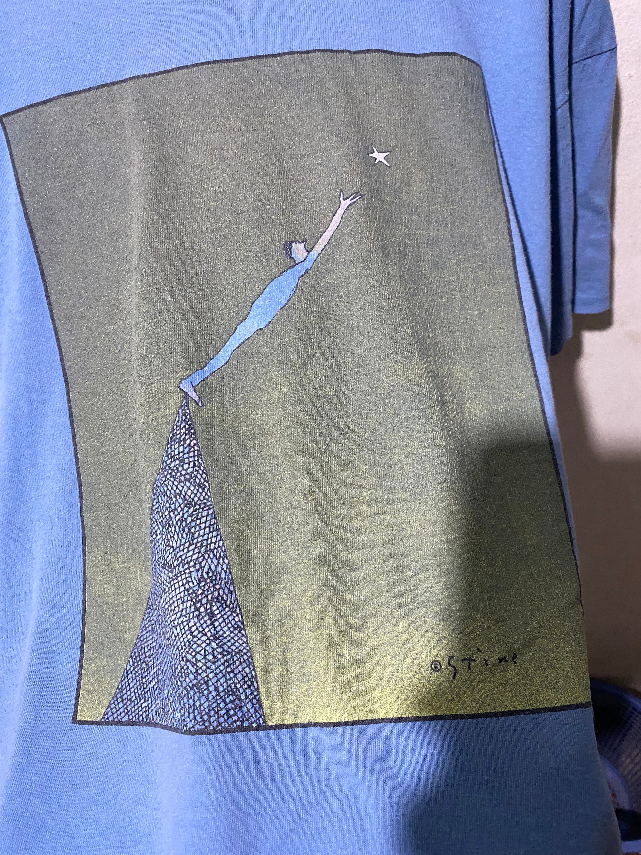 Vintage 90s Richard Stine Art Shirt Size L-XL - Etsy