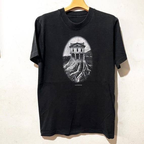 Vintage 1997 Jerry Uelsmann Surreal House With Roots T-shirt Size
