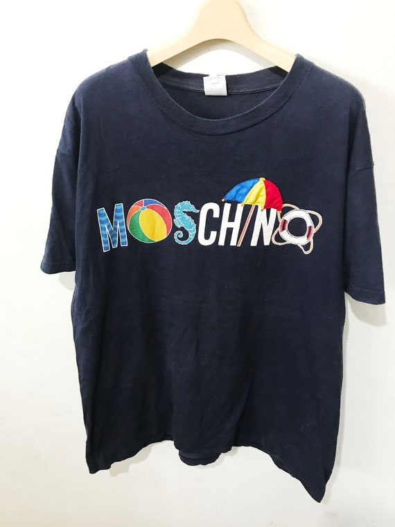 Vintage Moschino Jeans Shirt Size L Free Shipping