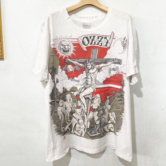 Vintage 90s Ozzy Osbourne T-shirt Size L - Etsy