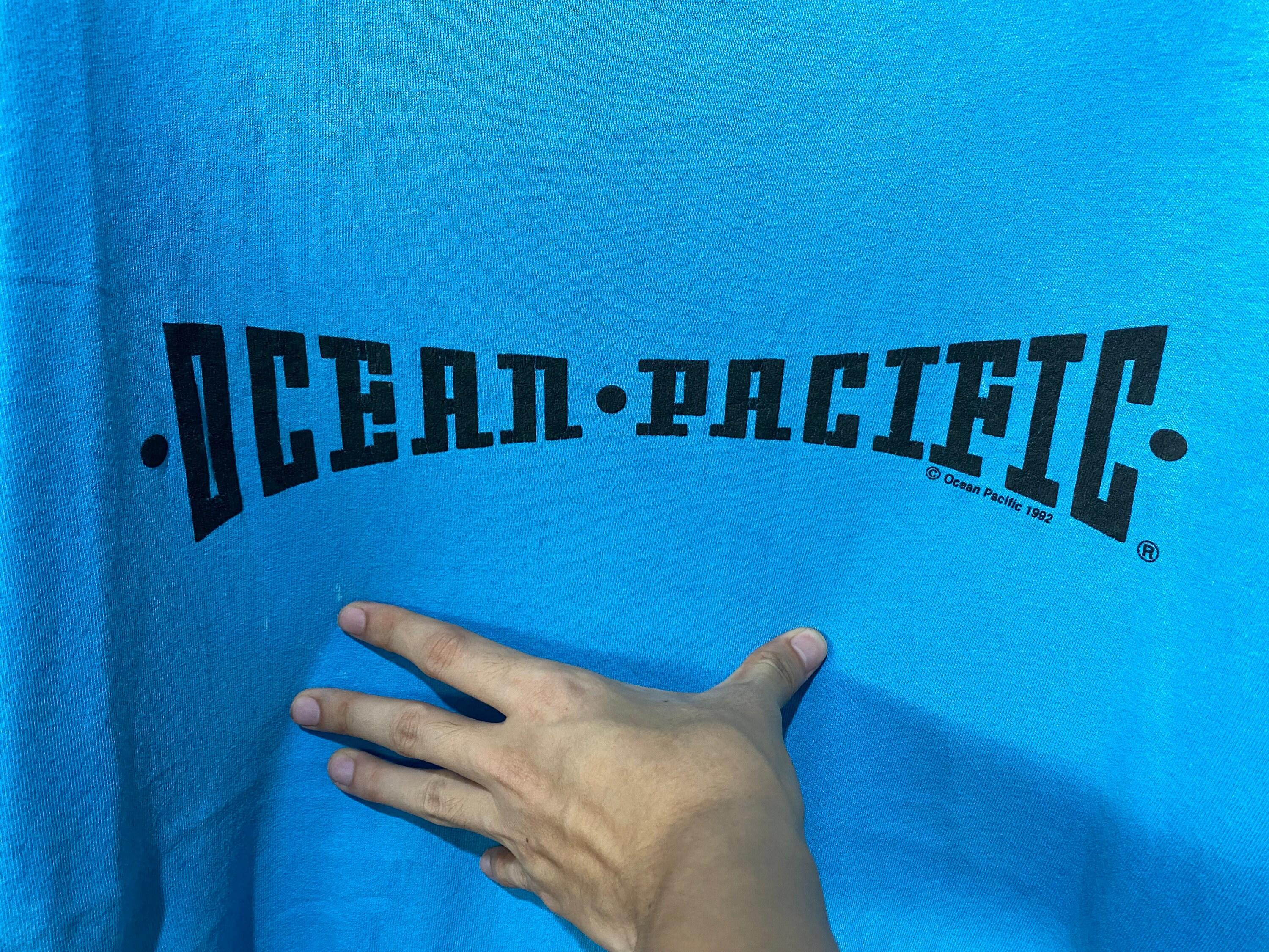 ヴィンテージ 1992 オーシャンパシフィック Tシャツ OP サーフスケート
