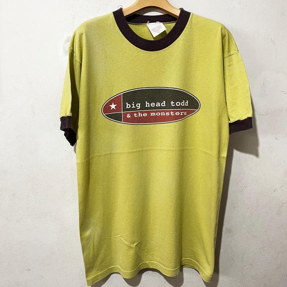 Vintage 90s Big Head Todd and the Monsters Ringer Tee Size M - Etsy