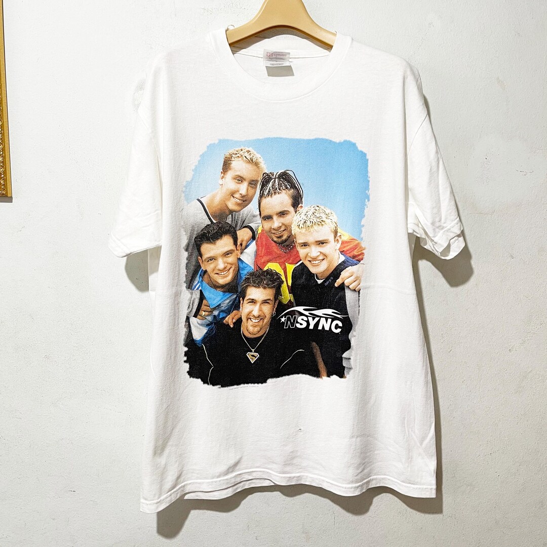 Vintage 1998 NSYNC T-shirt Size M-L - Etsy
