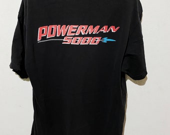Vintage Powerman 5000 Shirt Size L Rockets & Robots Tour